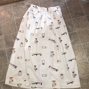 Adorable Vintage Ruff Hewn Croquet Skirt